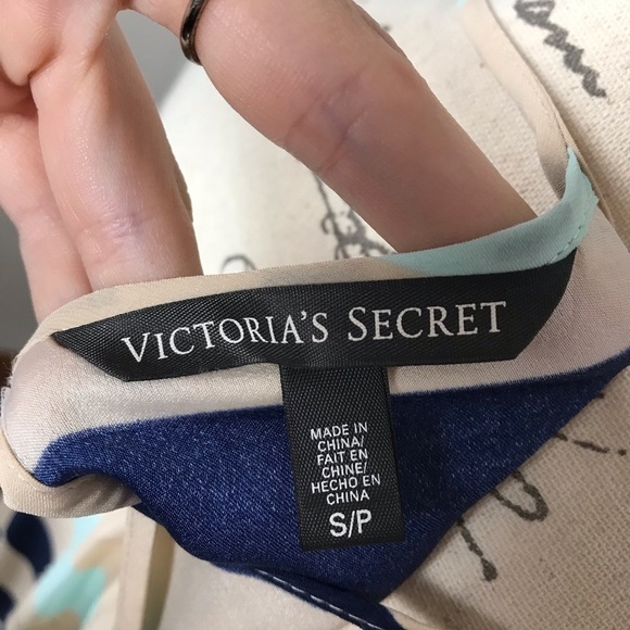 Victoria’s Secret Striped Halter back size small ruffle hem casual maxi Dress - Picture 9 of 10